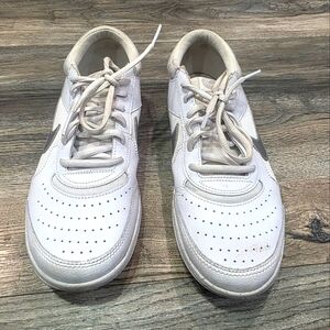 Size 9 - NikeCourt Zoom Lite 3 White Metallic Silver Swoosh